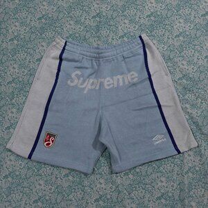 Supreme Light Blue Knit Shorts